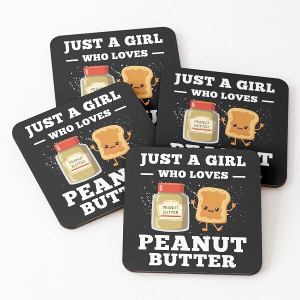 Item preview, Just A Girl Who Loves Peanut Butter Food Enthusiasts Gift designed and sold by MouDantArts.