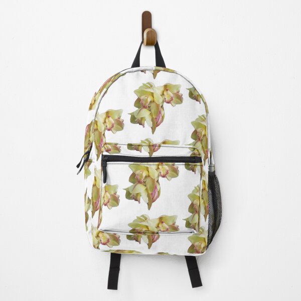 Item preview, yellow cymbidium orchid white grid designed and sold by Lizzilzil.