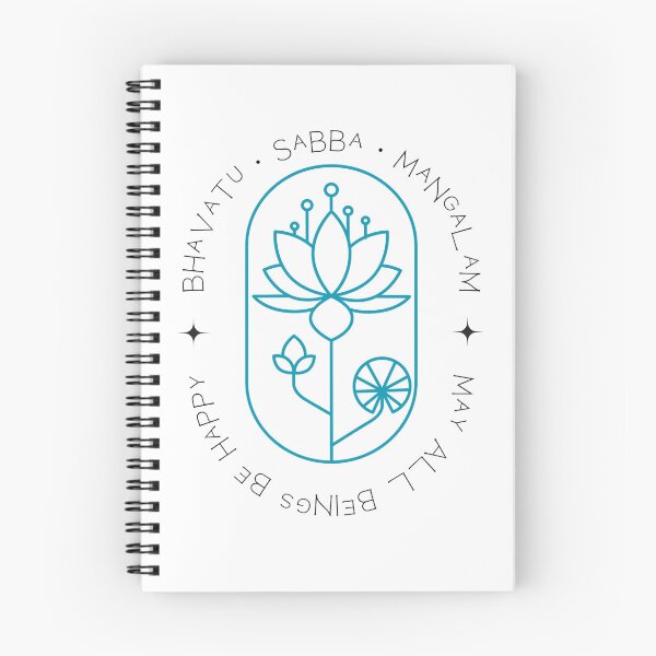 Item preview, Bhavatu Sabba Mangalam Vipassana - May All Beings Be Happy Be Peaceful designed and sold by TheJadeCat.