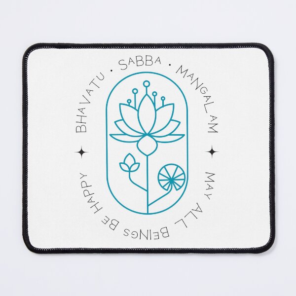 Item preview, Bhavatu Sabba Mangalam Vipassana - May All Beings Be Happy Be Peaceful designed and sold by TheJadeCat.