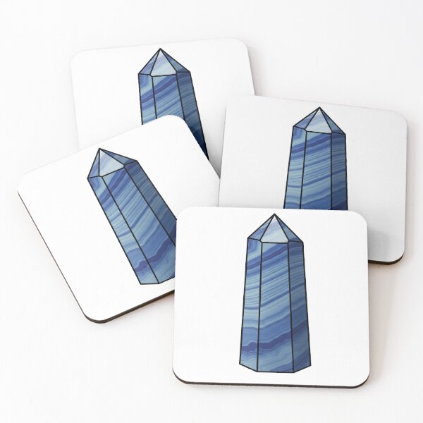 Item preview, Blue Lace Agate Obelisk designed and sold by paperandp!xels.