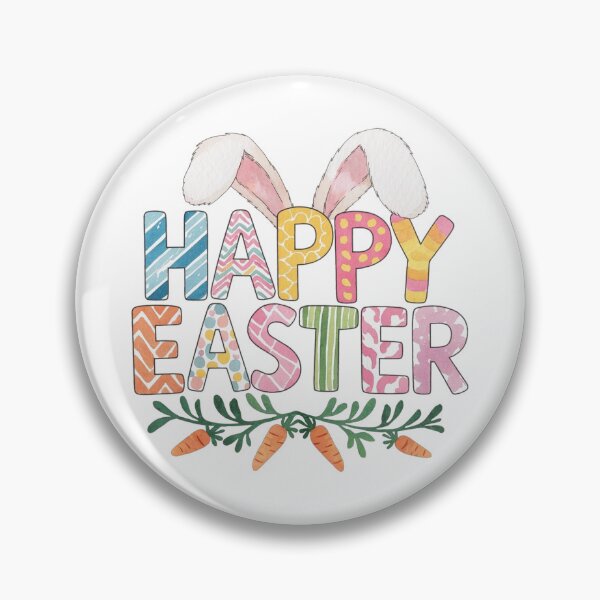 Item preview, Happy Easter Rabbits Ears  designed and sold by DropRomance.