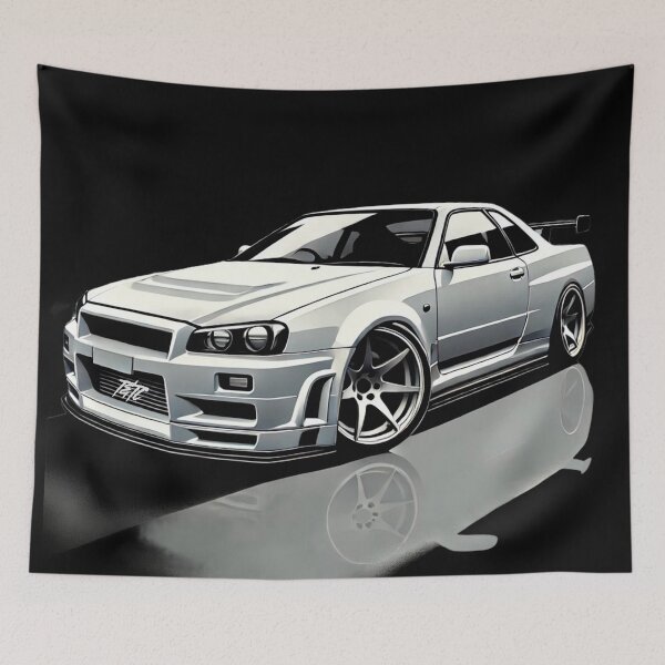 Item preview, Sleek Dynamics: R34 Skyline GT-R designed and sold by ThrottleNThread.