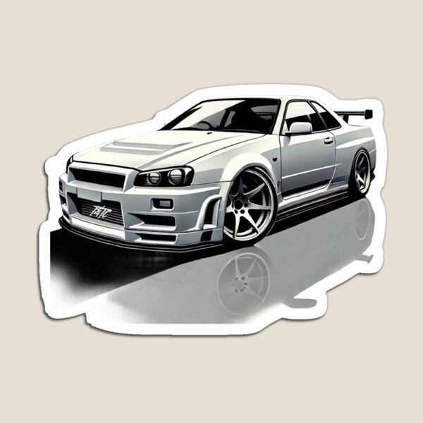 Item preview, Sleek Dynamics: R34 Skyline GT-R designed and sold by ThrottleNThread.
