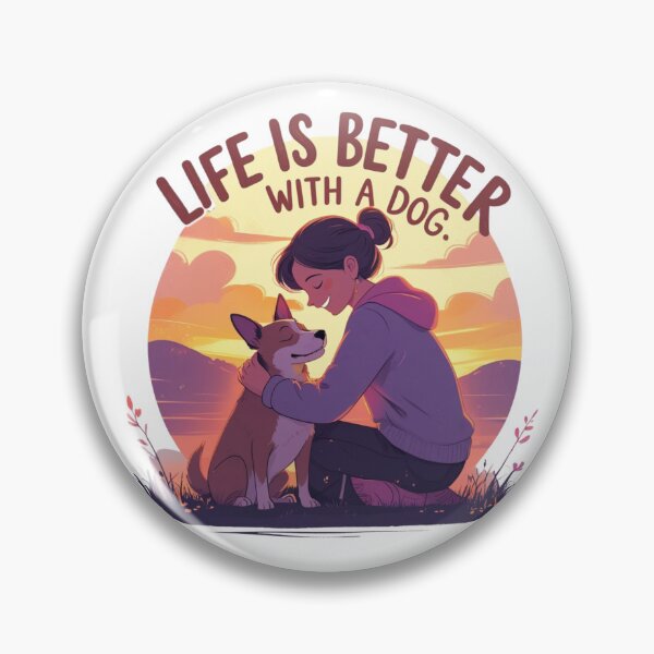 Item preview, Life is Better with a Dog - Cute Dog Lover Gift for Pet Owners designed and sold by bannzy.
