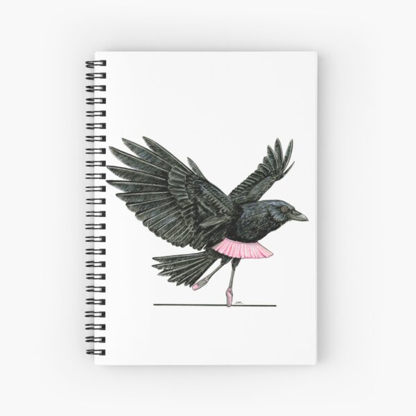 Item preview, Raven in toe shoes designed and sold by JimsBirds.
