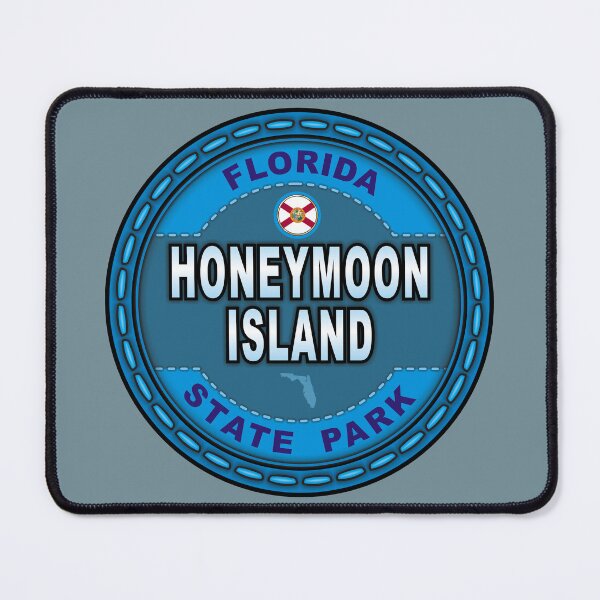 Item preview, Honeymoon Island Florida State Park stitching effect designed and sold by studioss76.