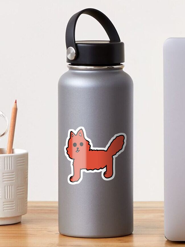 Thumbnail 1 of 3, Sticker, Red Cat designed and sold by tinywindow.