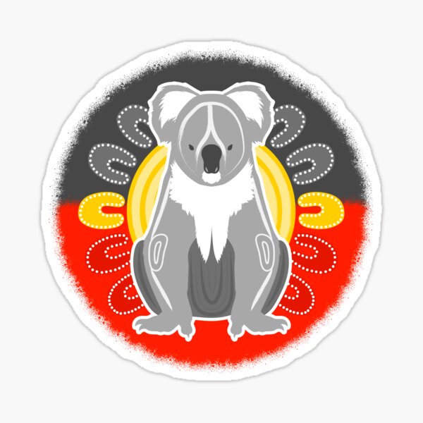 Item preview, Indigenous Koala Shirt Design designed and sold by LocalFamous.