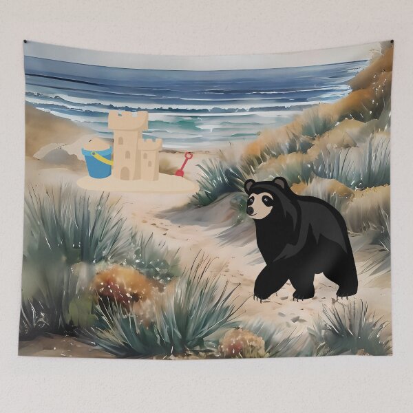 Item preview, The Bear's Sand Castle designed and sold by Ciervo Primavera.