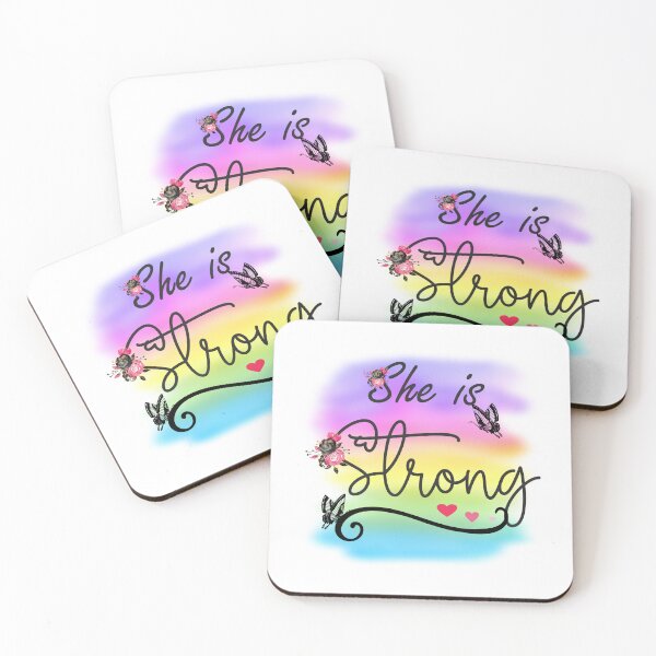Item preview, She is Strong - Empowered Floral Art designed and sold by lojadpop.