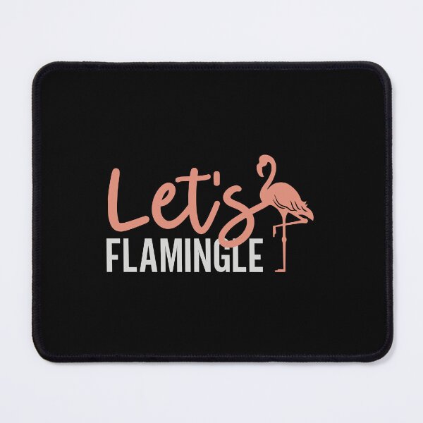 Item preview, Let’s Flamingle – Fun Typography Design designed and sold by YZGraphics.