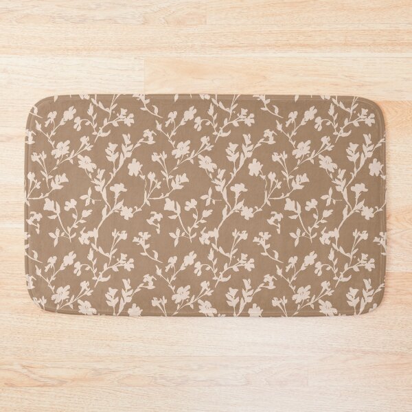 Item preview, Myrtle Floral Scatter  Tissue Pink & Chowning's Tan By Benjamin Moore. designed and sold by goodforsoulart.