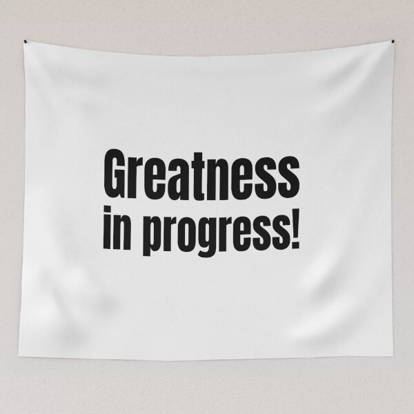 Item preview, Greatness in Progress – Bold Journey of Excellence designed and sold by Creative Spark.