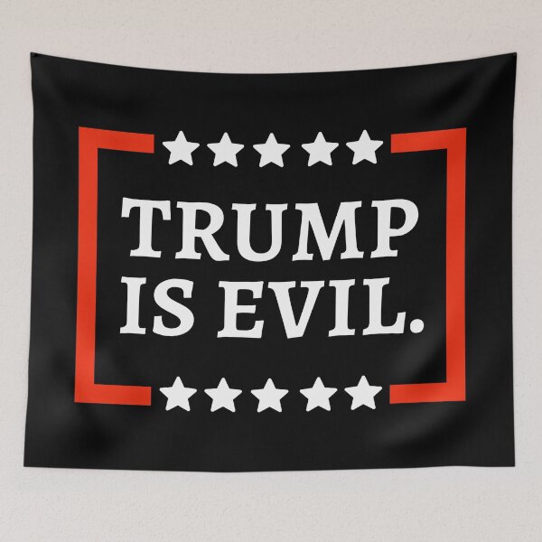 Item preview, Trump is evil  designed and sold by Rachel the Artist .