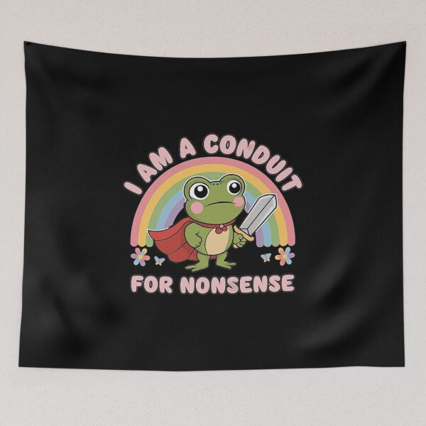 Item preview, Funny Frog Warrior - Cute Cartoon Frog with Sword and Cape designed and sold by love3617.