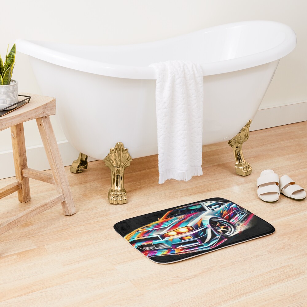 Item preview, Bath Mat designed and sold by ThrottleNThread.