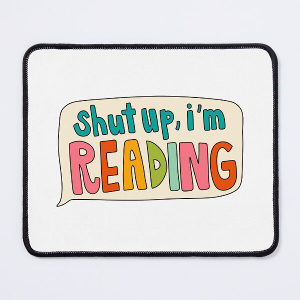Item preview, Shut Up, I’m Reading Rainbow Speech Bubble designed and sold by GraceMakes03.