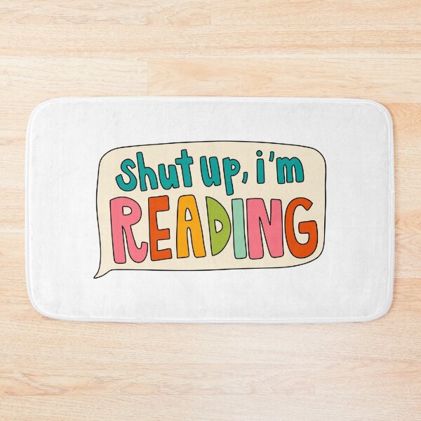 Item preview, Shut Up, I’m Reading Rainbow Speech Bubble  designed and sold by GraceMakes03.