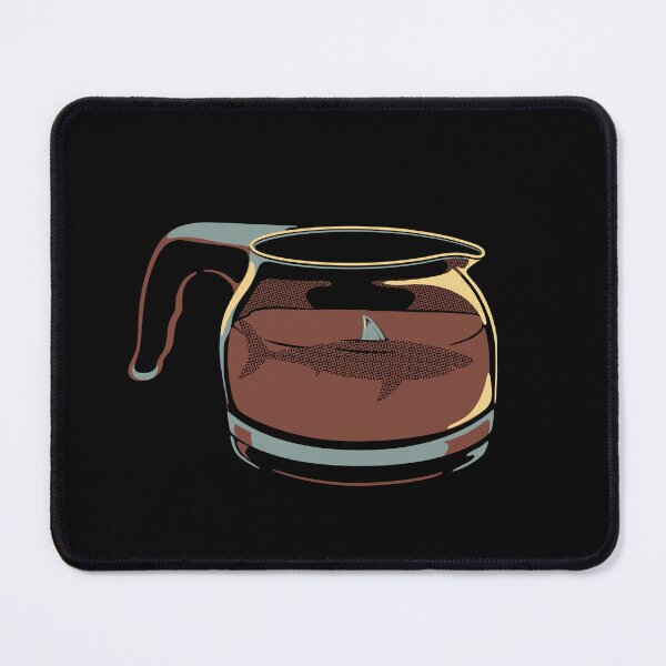 Item preview, Coffee Jar Shark - Dangerous and Caffeinated by Tobe Fonseca designed and sold by Tobe Fonseca®.