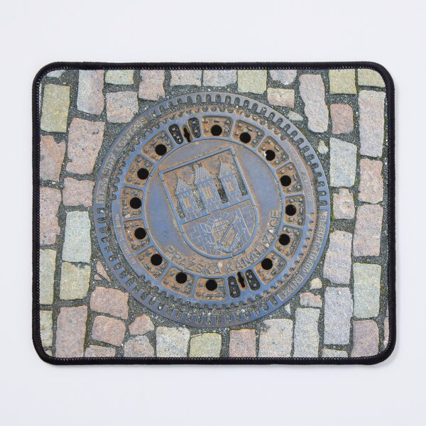 Item preview, Prague Manhole Cover, Prague Castle Complex, Prague, Czech Republic designed and sold by Catherine Sherman.