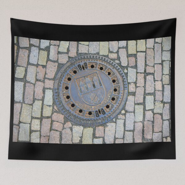 Item preview, Prague Manhole Cover, Prague Castle Complex, Prague, Czech Republic designed and sold by Catherine Sherman.