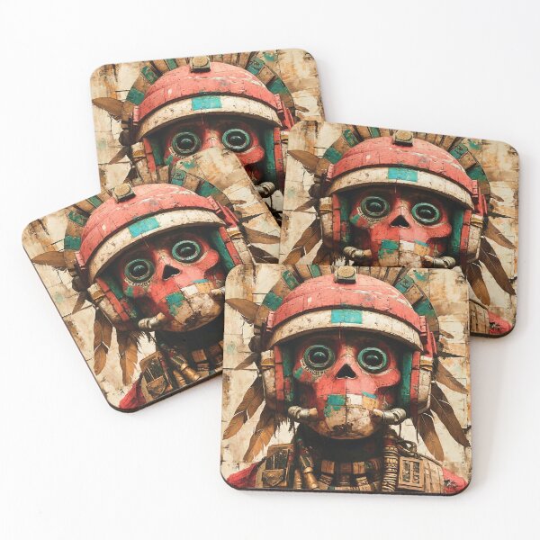 Item preview, Aztec Drone Fighter Pilot 2050 designed and sold by stevepmp.