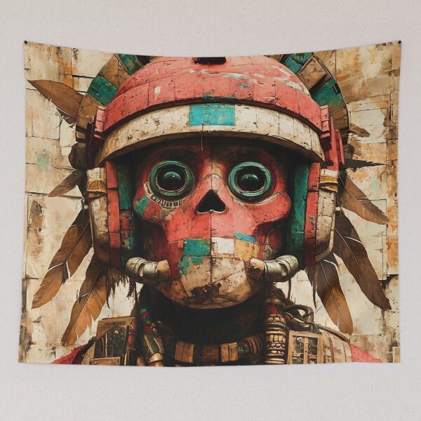 Item preview, Aztec Drone Fighter Pilot 2050 designed and sold by stevepmp.