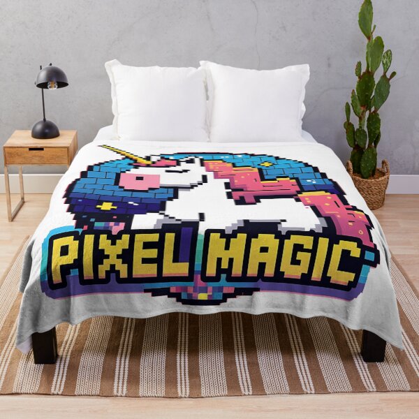 Item preview, Pixel Magic Unicorn designed and sold by zoughlal.
