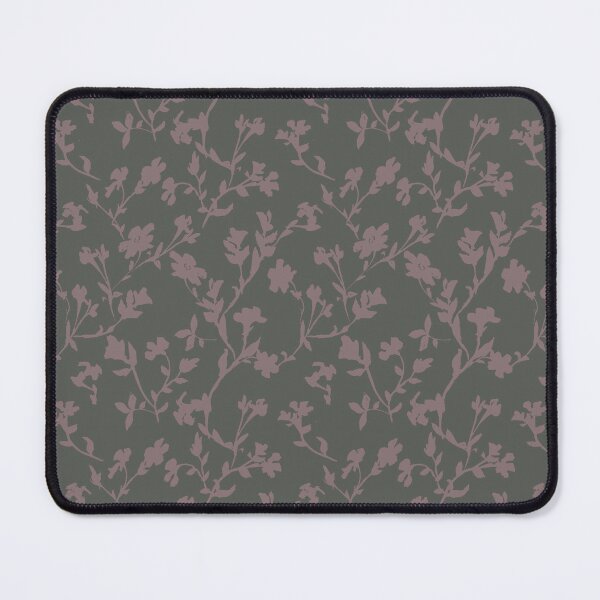 Item preview, Myrtle Floral Scatter Cinnamon Slate on Ashwood Moss By Benjamin Moore. designed and sold by goodforsoulart.