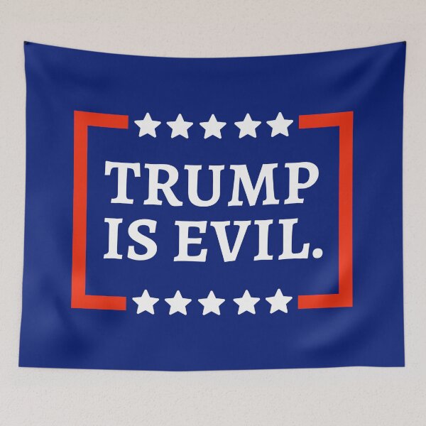 Item preview, Trump is evil  designed and sold by Rachel the Artist .
