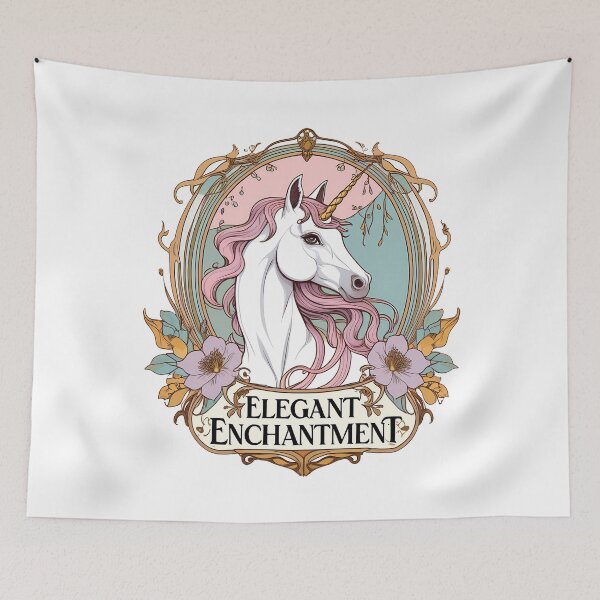 Item preview, Elegant Enchantment Unicorn designed and sold by zoughlal.