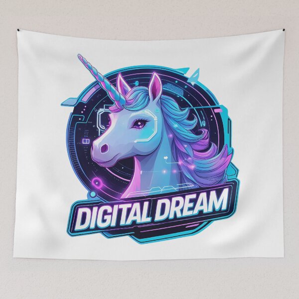 Item preview, Digital Dream Unicorn designed and sold by zoughlal.