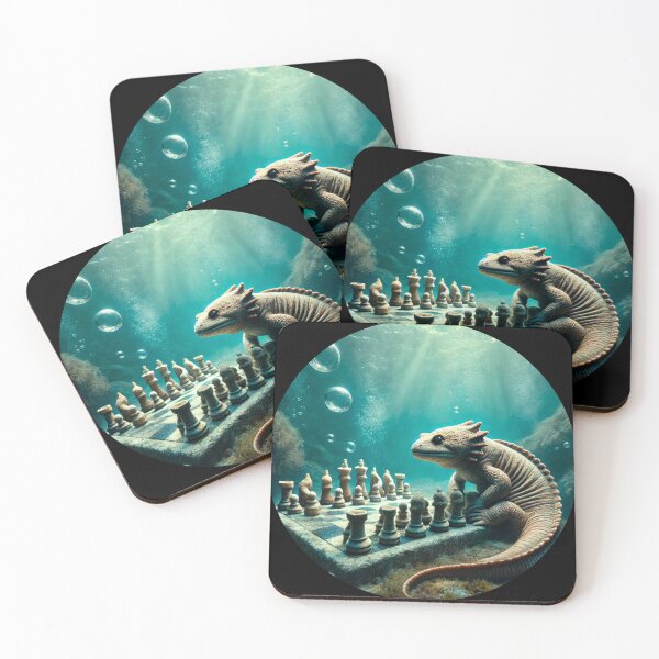 Item preview, Salamander Playing Chess designed and sold by Caseymax.