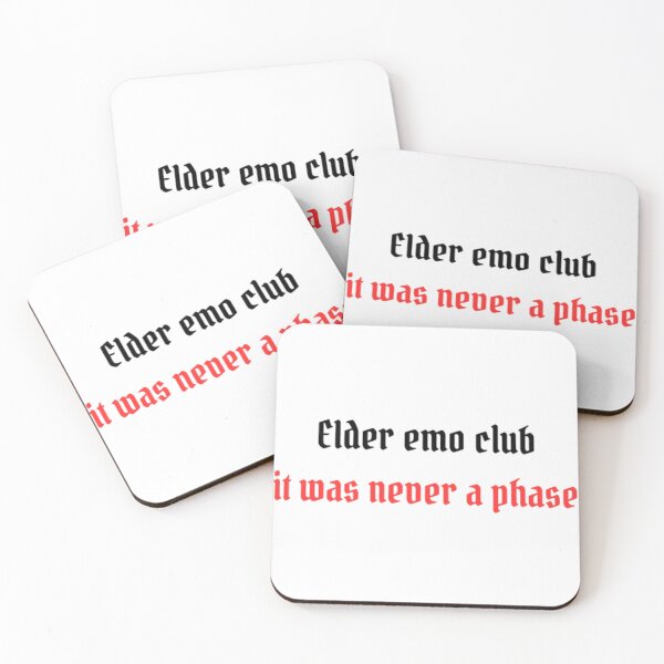 Item preview, Elder emo club, it was never a phase designed and sold by victoriousdog03.