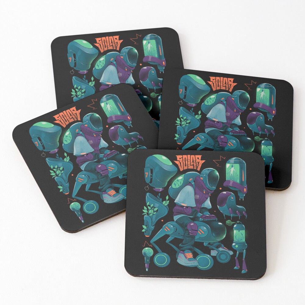 Item preview, Coasters (Set of 4) designed and sold by obrunomota.