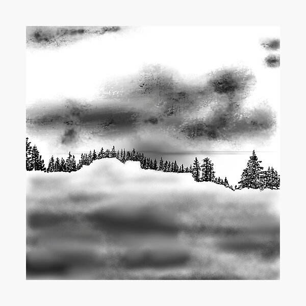 Item preview, Mountain designed and sold by HellenLeeStudio.