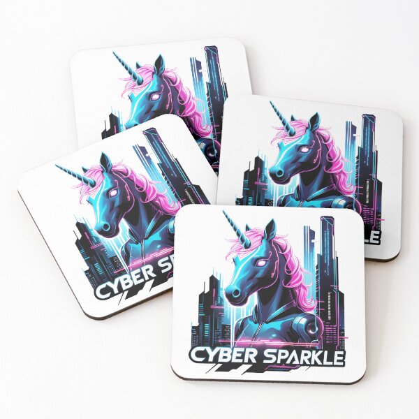 Item preview, Cyber Sparkle Unicorn designed and sold by zoughlal.