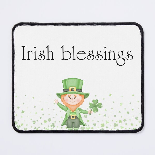 Item preview, Irish Blessings - Leprechaun & Shamrocks designed and sold by SugarPix Designs.