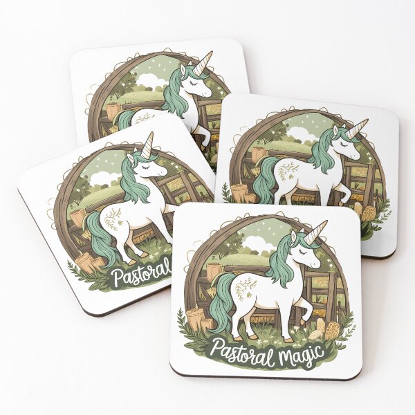 Item preview, Pastoral Magic Unicorn designed and sold by zoughlal.