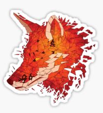 Fragment Fox Sticker