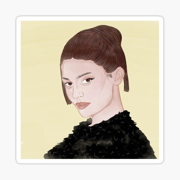 Aperçu de l'œuvre Kylie Jenner en noir créée et vendue par MAVNALE.