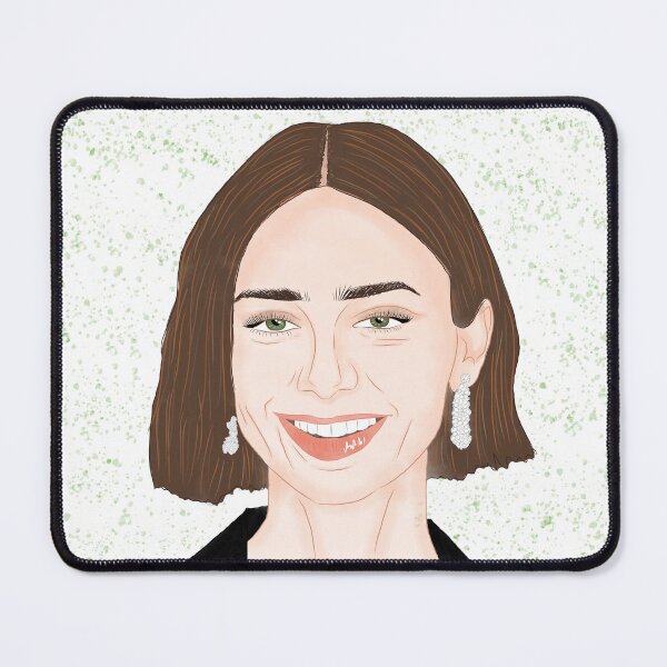 Item preview, Lily Collins smiling designed and sold by MAVNALE.