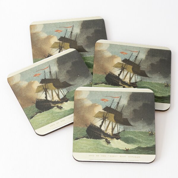 Item preview, Loss of the Kent, East Indiaman. designed and sold by Pictures With A Message.