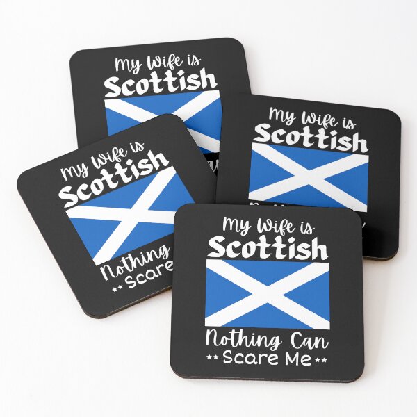 Item preview, My Wife Is Scottish Nothing Can Scare me Scottish Wife Husband Gift designed and sold by MouDantArts.