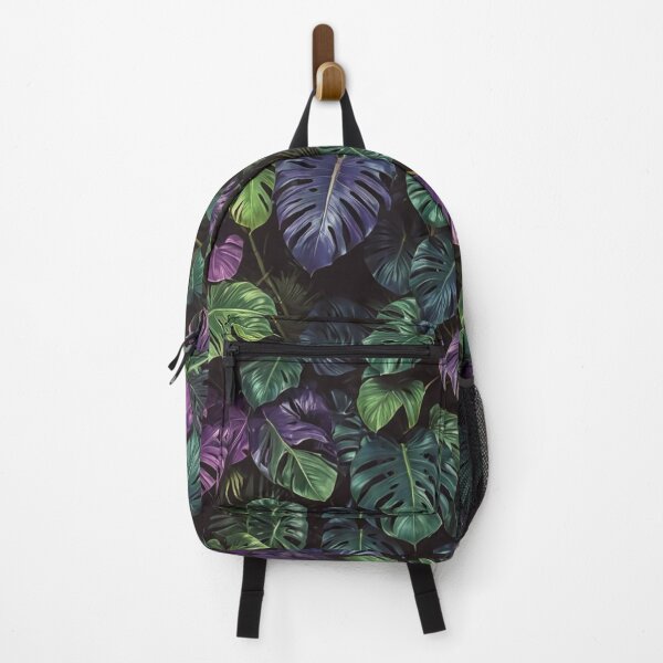Item preview, Monstera with Shades of Purple - Aesthetic Tropical Plants Foliage - Greenery - Fresh Dense Plants - Vegetation After Rain designed and sold by MyArt23.