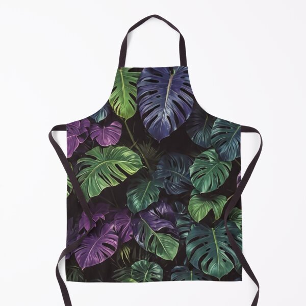 Item preview, Monstera with Shades of Purple - Aesthetic Tropical Plants Foliage - Greenery - Fresh Dense Plants - Vegetation After Rain designed and sold by MyArt23.