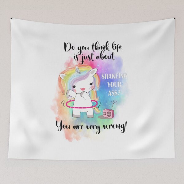Item preview, Do You Think Life is Just Shaking? Unicorn - Humor Kawaii com Atitude Dolled Up designed and sold by lojadpop.
