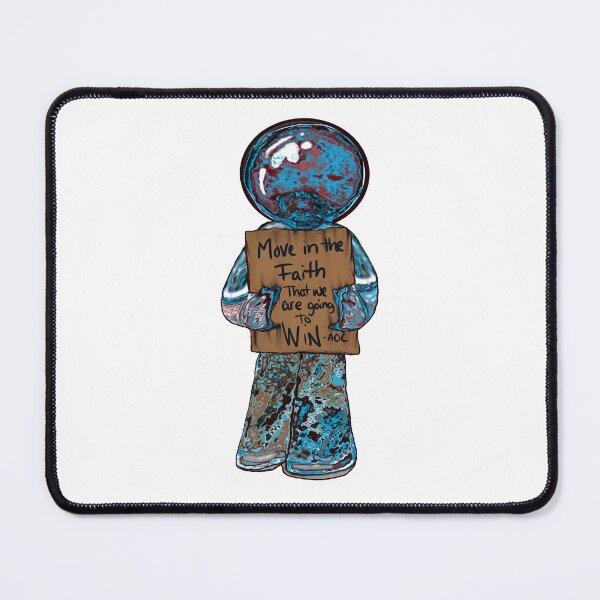 Item preview, Move in Faith – We Are Going to Win | AOC Quote | Activist Art | My Dude Series designed and sold by aadventures.