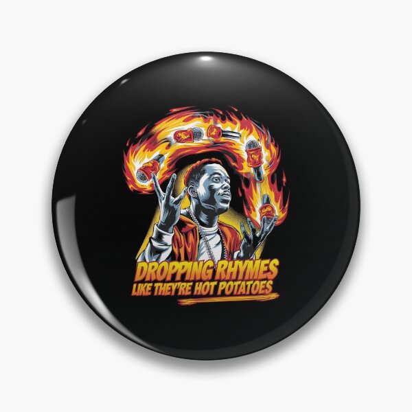 Item preview, Spit Fire Rhymes Hotter than Flames designed and sold by RadDeck.